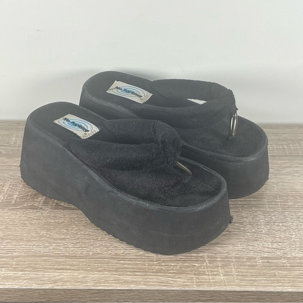 Y2K Platform Flip Flop Thong Sandals